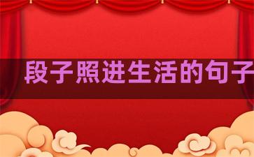 段子照进生活的句子摘抄